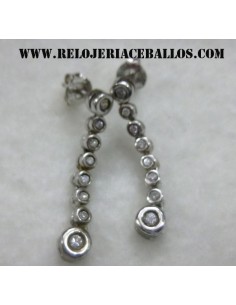 Pendiente de plata y circonitas PEN90