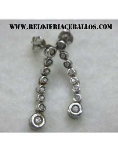 Pendiente de plata y circonitas PEN90