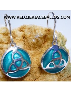 Esmalte pendientes de plata ref CEL082