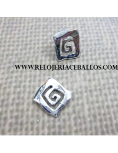 Pendiente con Espiral de Plata 123-0063