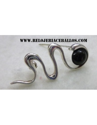 Broche de Azabache y plata  AZR17