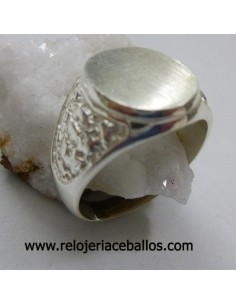Sello de plata caballero ref SPL