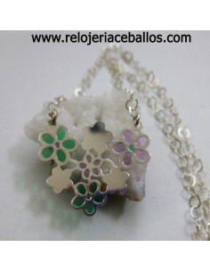 Gargantilla plata con esmalte ref ARB17