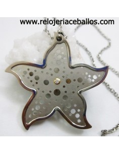 Estrella de acero con brillante ref IAJ52