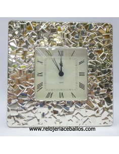 Reloj Despertador en plata 1ª ley ref 1M25