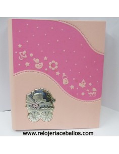 Álbum Niña polipiel rosa ref 1M74C