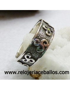 Triskel Anillo Celta en Plata 146-0007 2