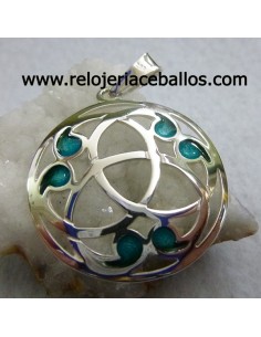 Triqueta celta de plata con esmalte ref L02849