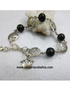 Pulsera celta con azabache ref APA 2