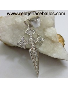 Cruz de Santiago de plata 102-0128