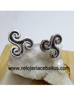 Trisquel pendientes celtas ref 127-0078