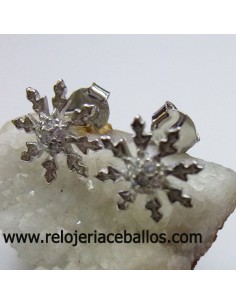 Flor Solar pendiente de plata ALC9