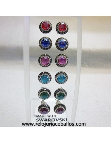 Pendientes swarovski con marquesitas ref 579