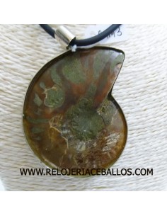 Ammonite  colgante de plata AMM3 2