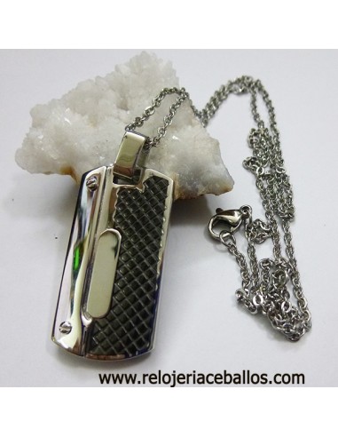 Chapa de identidad en acero ref 1963