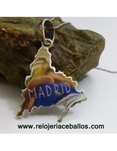 Mapa de Madrid en plata MP3