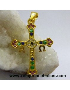 Cruz de la Victoria con baño de oro 1008C