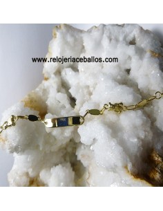 Pulsera bebé de oro 18 K. con ositos ref  1AB19
