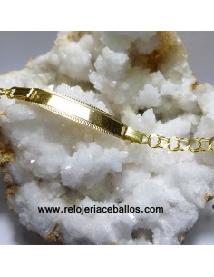 Esclava de oro de ley 18 K. ref 1AB29