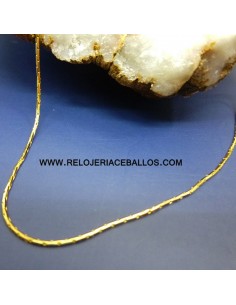 Cadena fina de oro amarillo ref T45