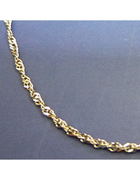 Cadena Singapur oro blanco ref SGB45