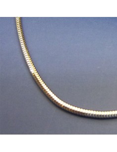 Cordón de oro blanco tipo cola de ratón T47 2