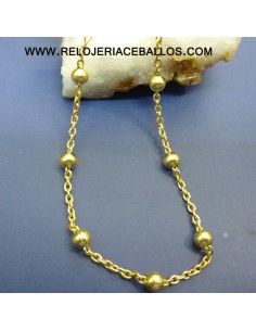 Cadena de plata chapada ref FZ