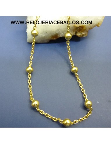 Cadena de plata chapada ref FZ