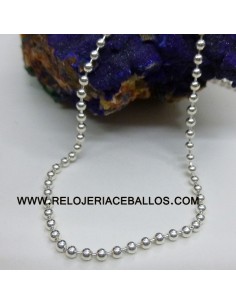Cadena de bolas en plata ref B8250