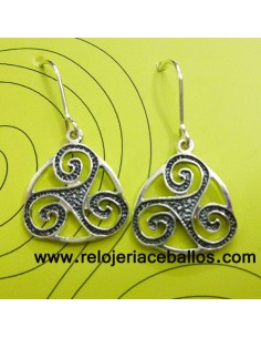 Pendientes celtas con triskel ref R731