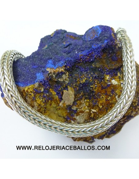 Pulsera de cordón plata PUC10