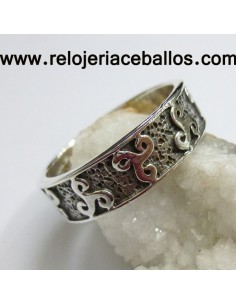 Anillo con Triskeles de Plata 146-0009