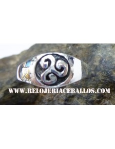 Sello con Triskel de Plata 146-0003 2