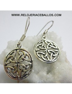 Pendientes  celtas con triquetas  125-0004