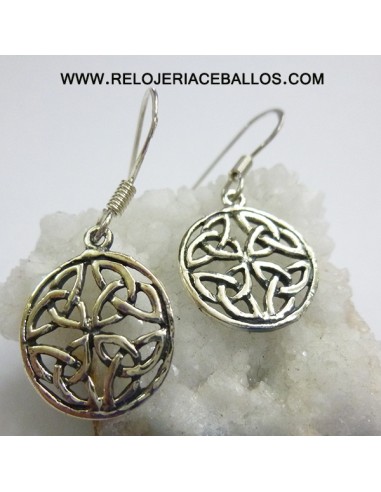 Pendientes  celtas con triquetas  125-0004