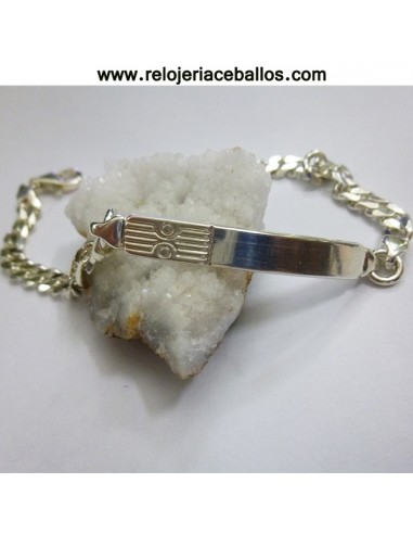 Pulsera esclava de plata X60