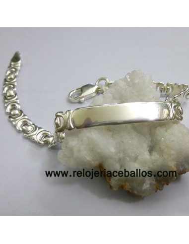 Pulsera esclava de plata 7177