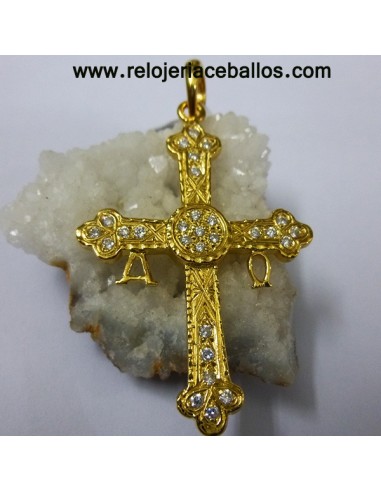 Cruz de la Victoria de plata acabado chapado 6544