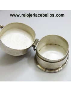 Pastillero de plata con ojo de tigre M3A 2