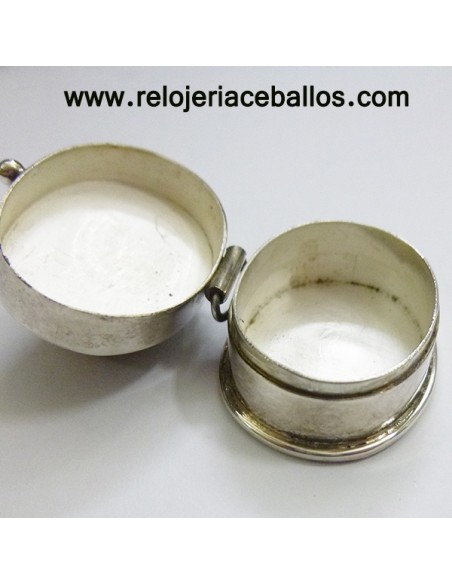 Pastillero de plata con ojo de tigre M3A
