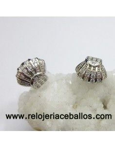 Pendiente Concha de plata 121-0118