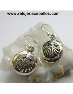 Pendiente Concha de plata 121-0128