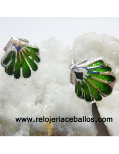 Pendiente Concha de plata 121-0113