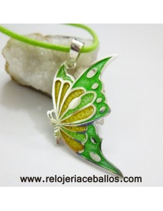 Colgante Mariposa de plata y esmalte RH181036A