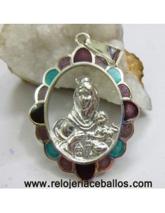 Medalla del Carmen de plata y esmalte RM150205