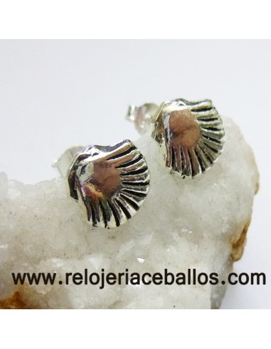 Pendientes concha de Santiago  121-0059