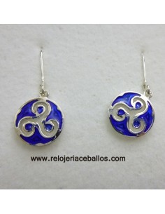 Celtic earrings with trisquel  EF110P