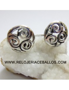 Pendientes celtas con triskel  127-0014