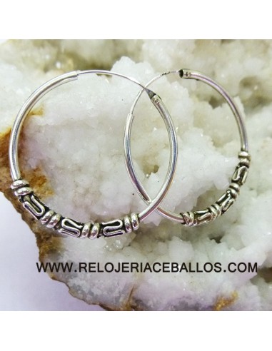 Aretes de plata con filigrana tipo  Bali 352-01