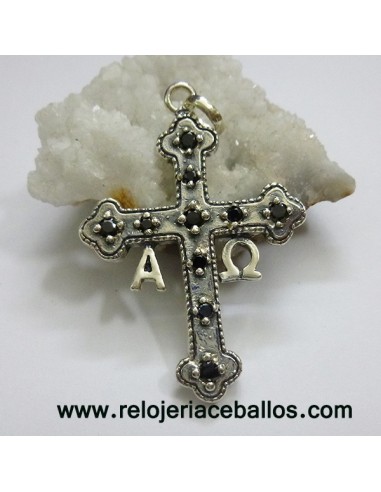 Cruz de la Victoria de Plata con Piedras 45171